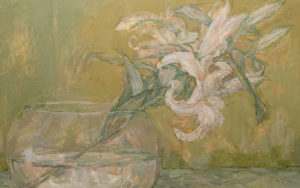 My work displayed on beautiful house wall